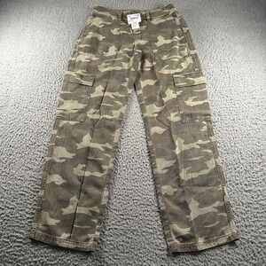 American Eagle Pants Womens 2 Regular Camo Cargo Low-Rise Utility Pocket 26W NWT